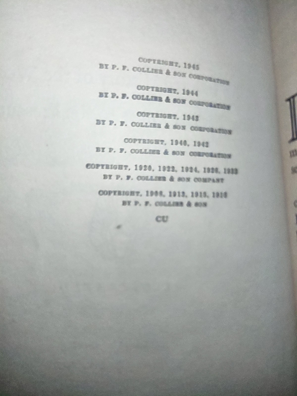 Complete Set Collier, The World’s Great Events, 10 Volumes HC VGC, 1945