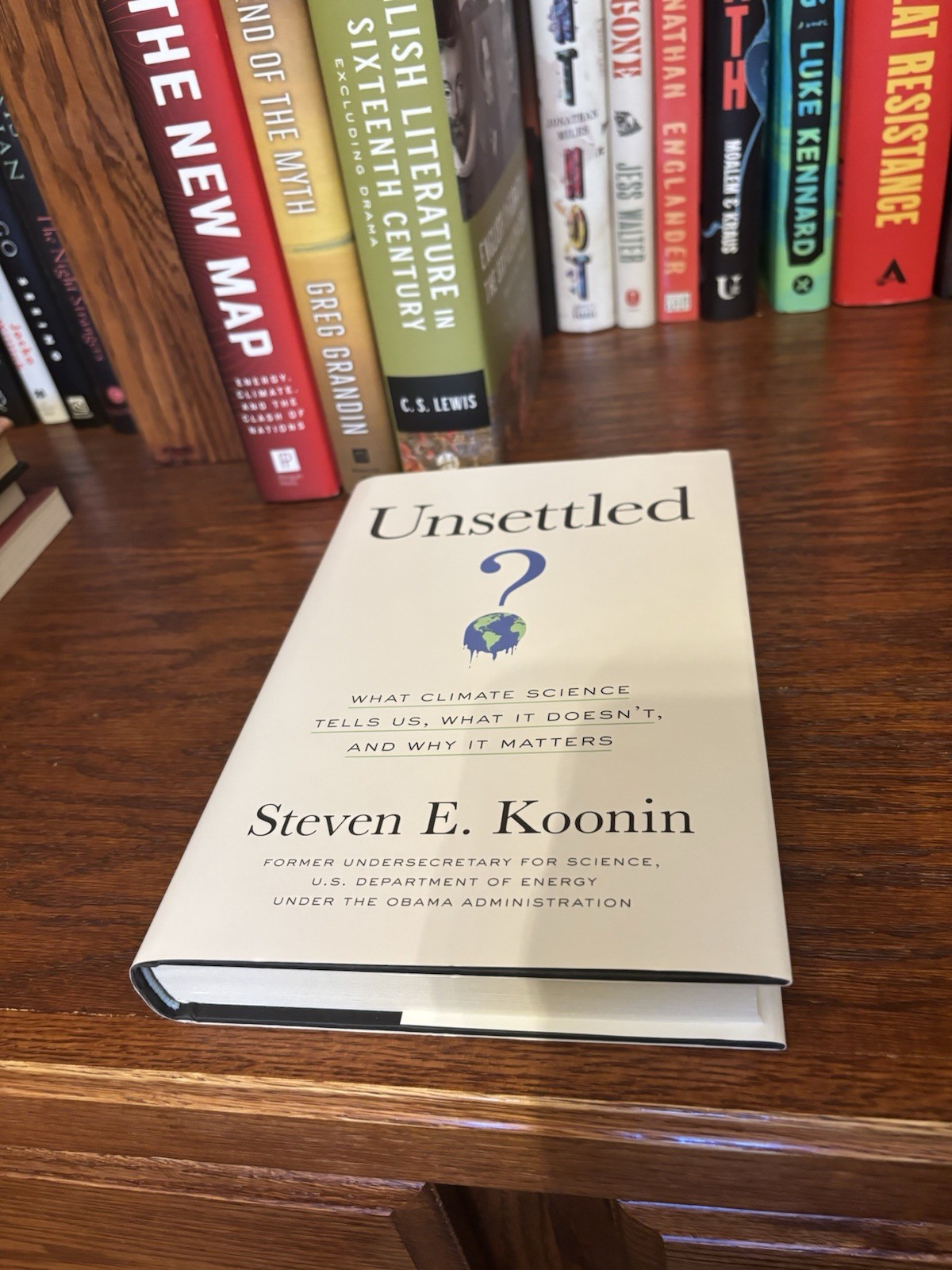 Unsettled. Steven Koonin 1st HC Ptg. Benbella 2021. Fine Unread