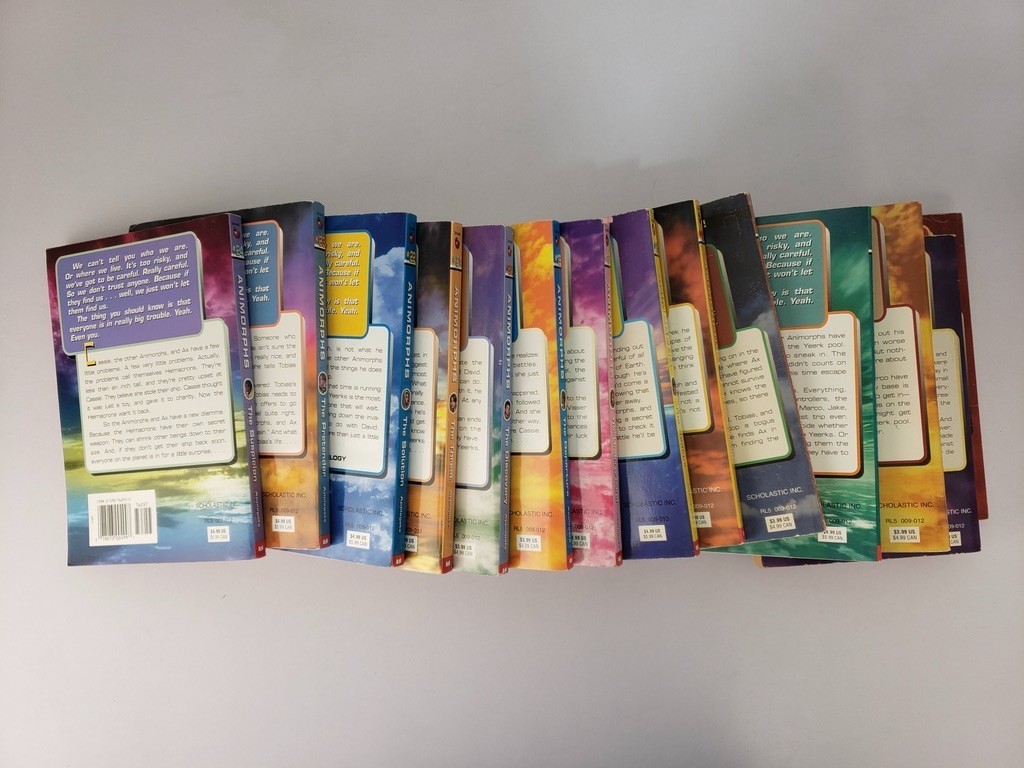 Animorphs Book Lot of 14 #2,3,6,7,9,10,15,17,19-24 K.A. Applegate Scholastic PB
