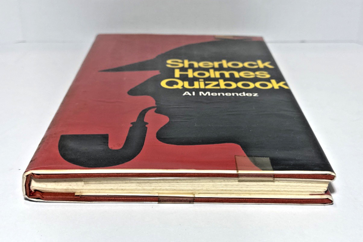 SHERLOCKIANA | 1st Ed HC DJ | The Sherlock Holmes Quizbook by Al Menendez