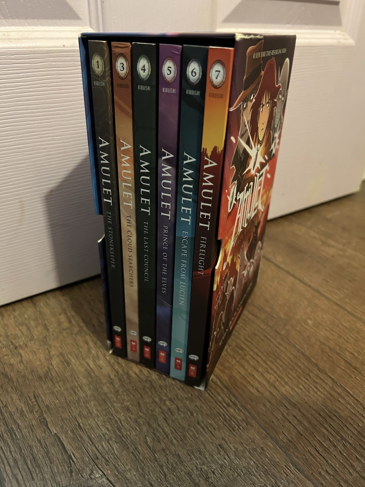 Amulet Book Set: Paperback Books # 1,3,4,5,6, & 7 by Kazu Kibuishi