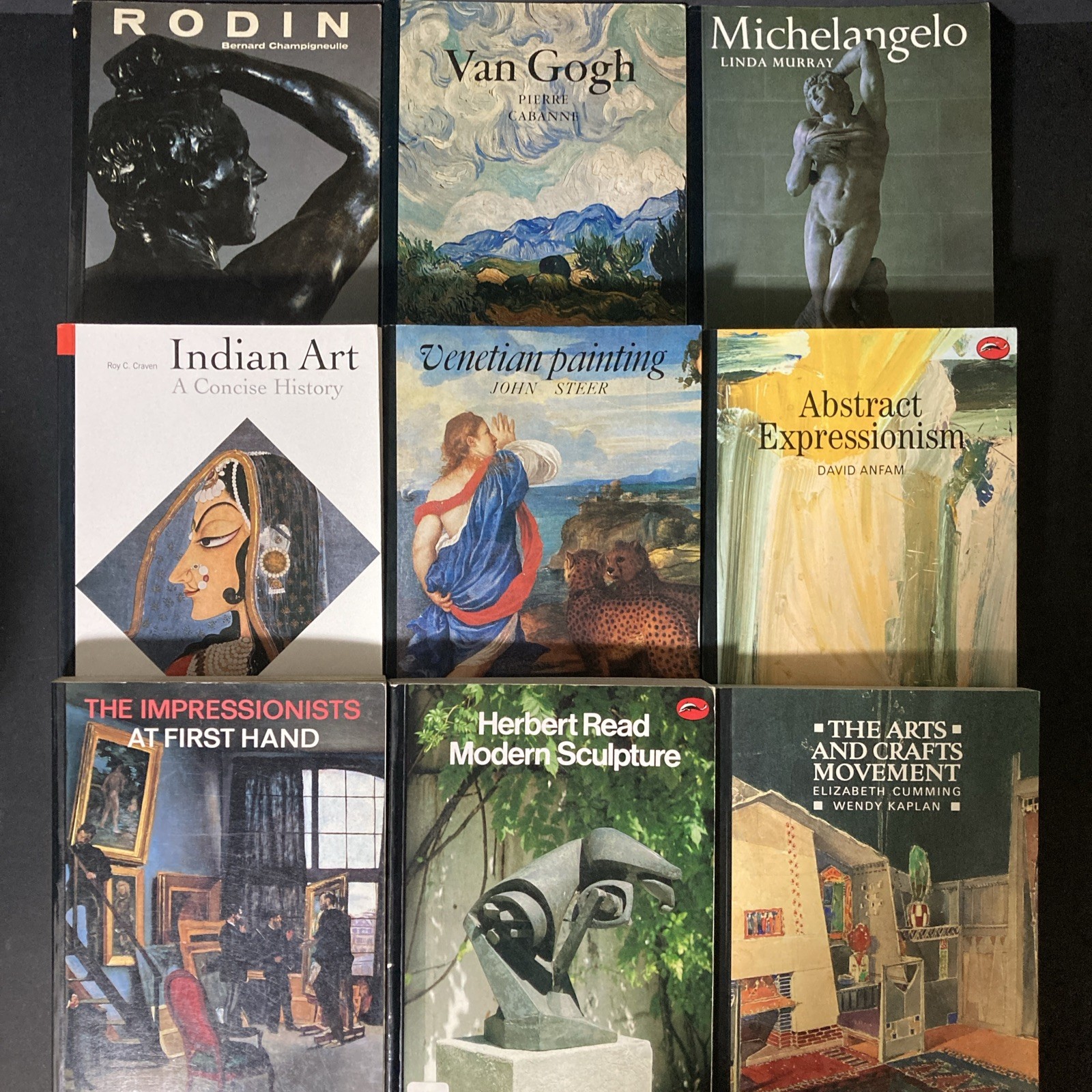 Lot Of 9 | Thames & Hudson | World Of Art Books – Michelangelo, Van Gogh, + more