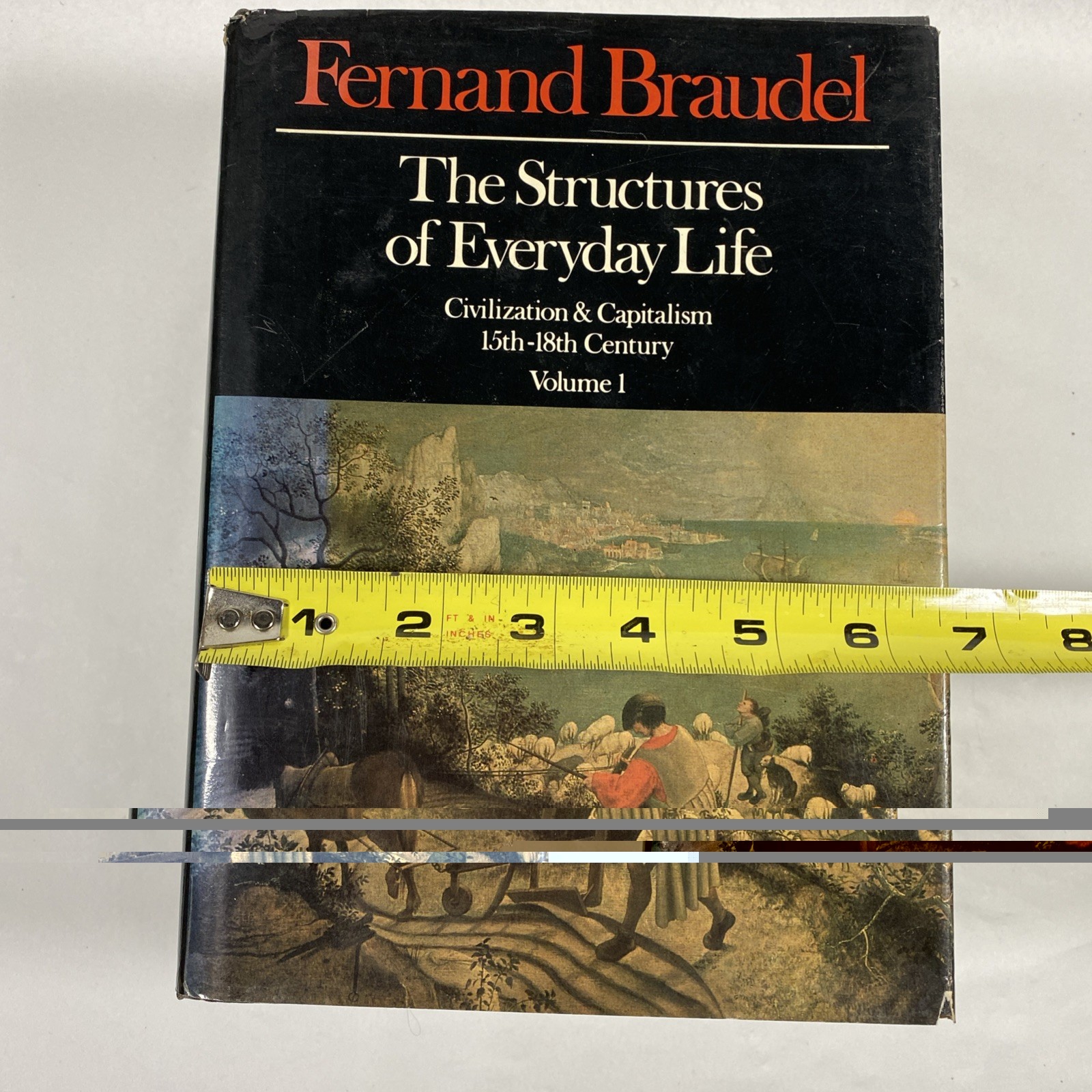 Civilization & Capitalism 15th-18th Century 3 Vol Set Fernand Braudel 1st US Ed