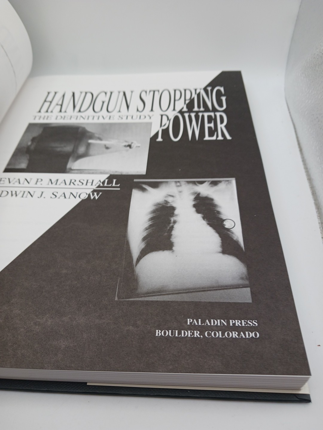 Handgun Stopping Power Marshall & Sanow Paladin Press 1992 HC