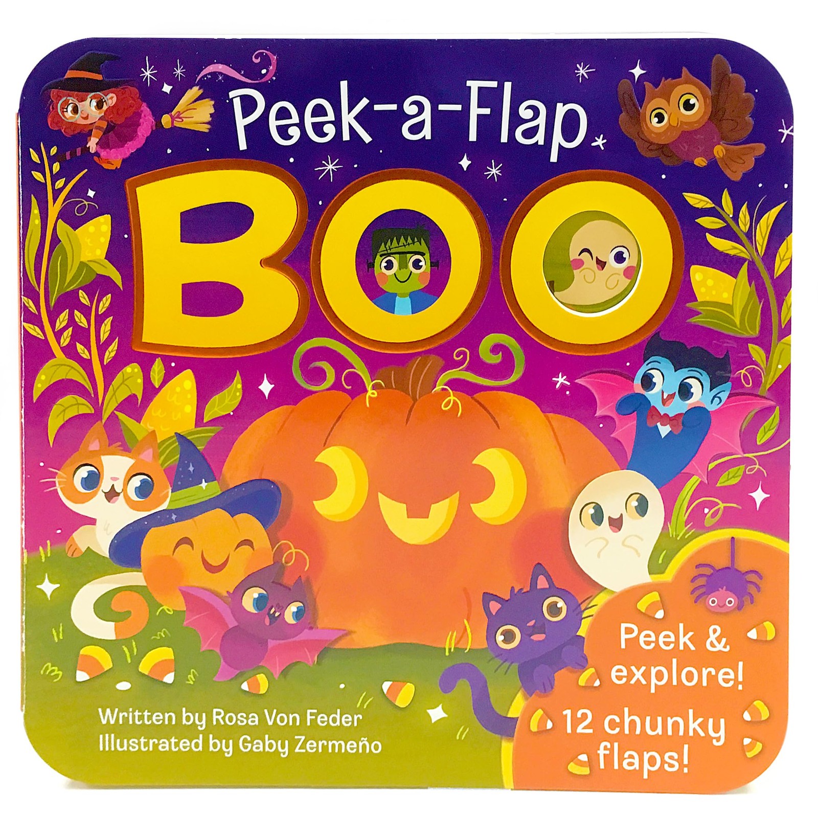Boo Halloween Lift-a-Flap Board Book Ages 0-4 – board book Cottage Door Pres…