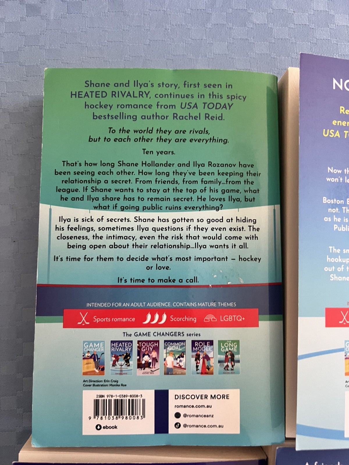 The Game Changer 1-6 Book set by Rachel Reid, English AU Item
