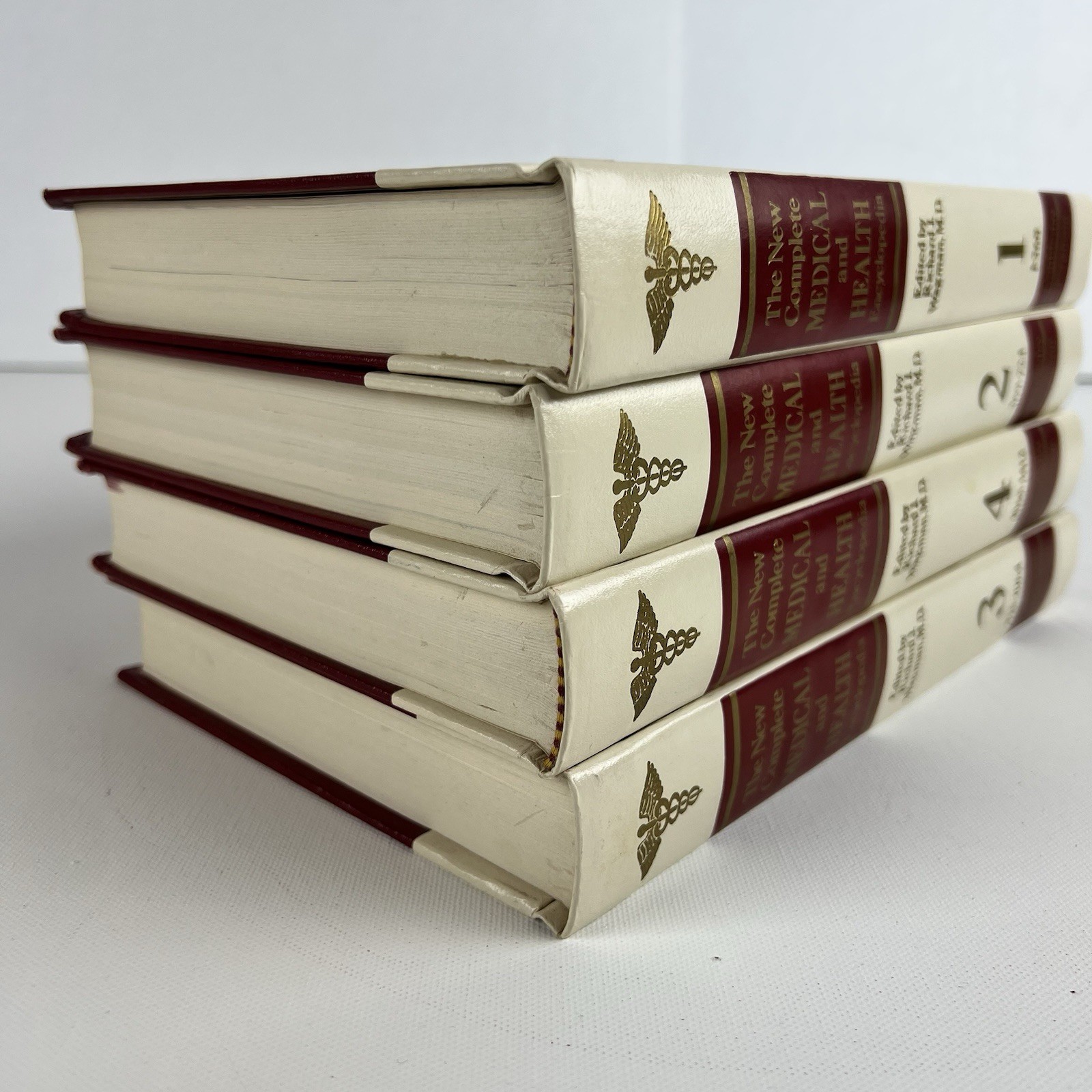 The New Complete Medical and Health Encyclopedia Vol 1-4 Hardcover Book Lot