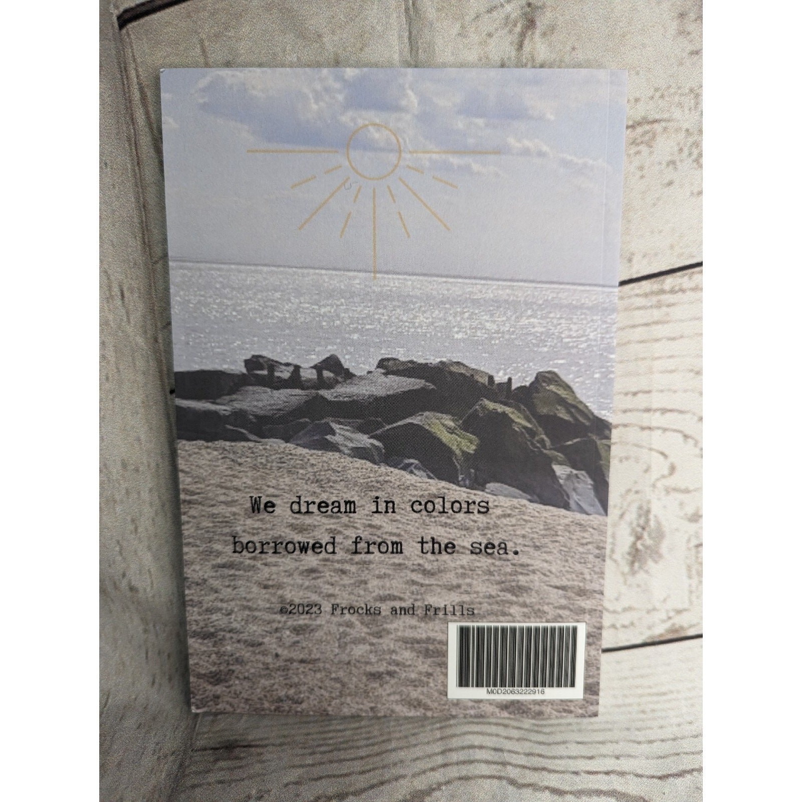Weekly Perpetual Planner 6 x 9 Ocean Beach Lover 82 Pages NEW
