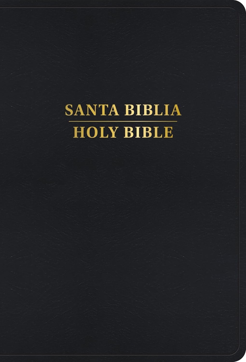 Bilingual Bible Large Print Imitation Leather Spanish English 2024 Edition