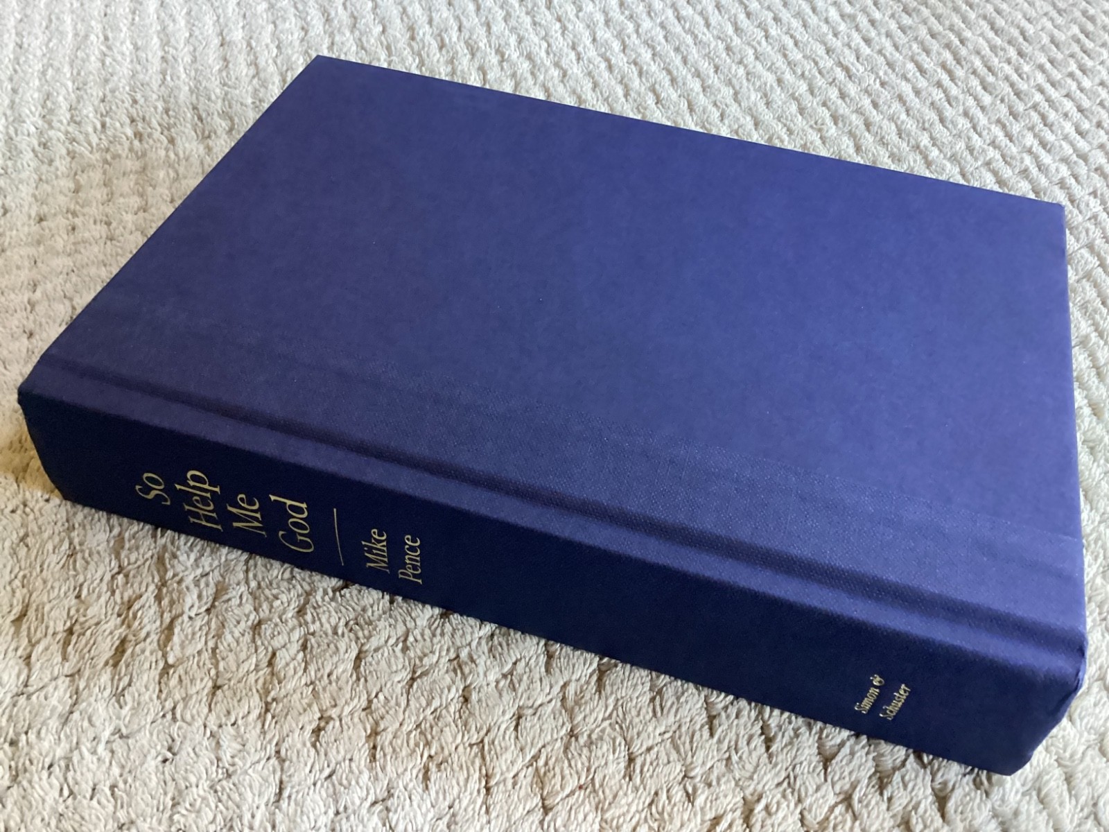*Signed* So Help Me God by Mike Pence (2022, Hardcover) VP US Politics