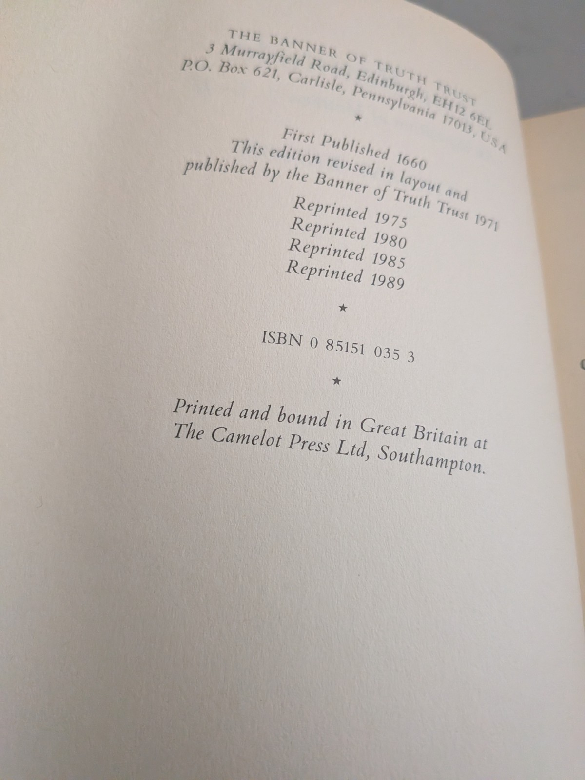 Beatitudes by Thomas Watson (1989, Trade Paperback) Banner of Truth, Good