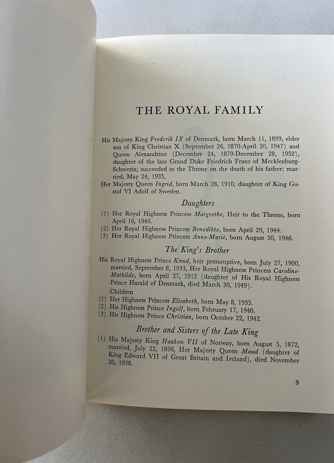 Vintage 1956 Denmark By The Royal Danish Ministry Of Foreign Affairs Book