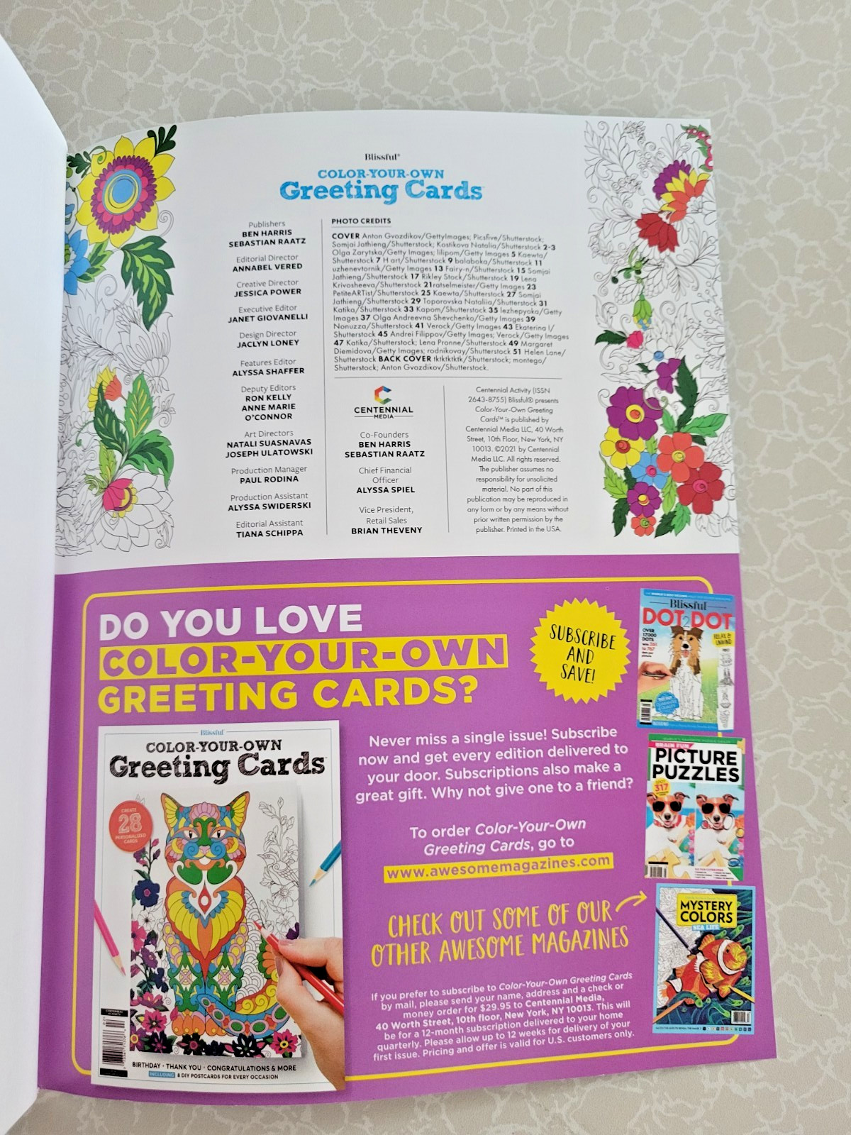 COLOR YOUR OWN GREETING CARDS Create 27 Fun & Festive Cards – Children & Adult