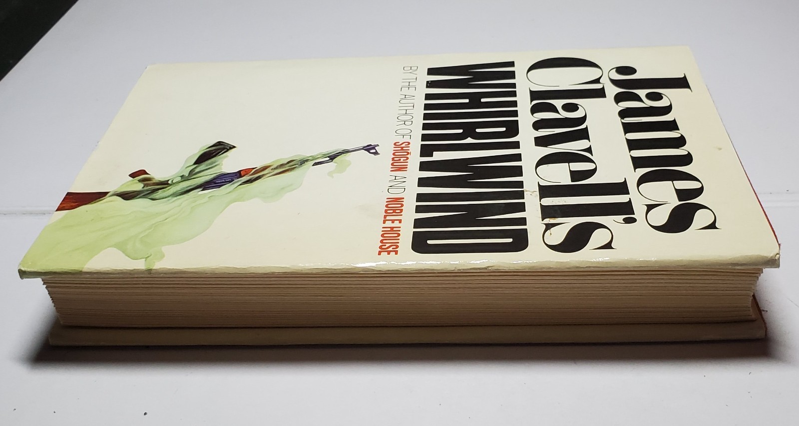 James Clavell Whirlwind– 2 Volume Set (1986 BCE Hardcovers w/Dust Jackets)