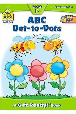 School Zone ABC Dot-to-Dots Workbook: 64- 9781589473478, perfect paperback, Zone