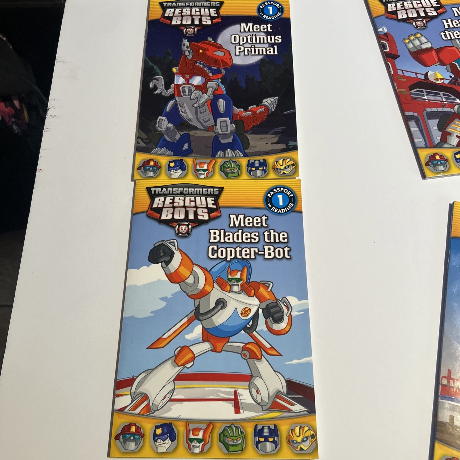 Transformers: Rescue Bots Lot Of 8 Softwrap Books
