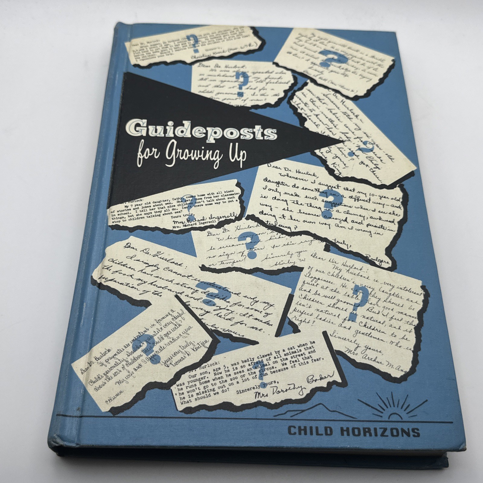VTG 1960 CHILD HORIZONS Questions Children Ask & Guideposts BOOKS HC Educational
