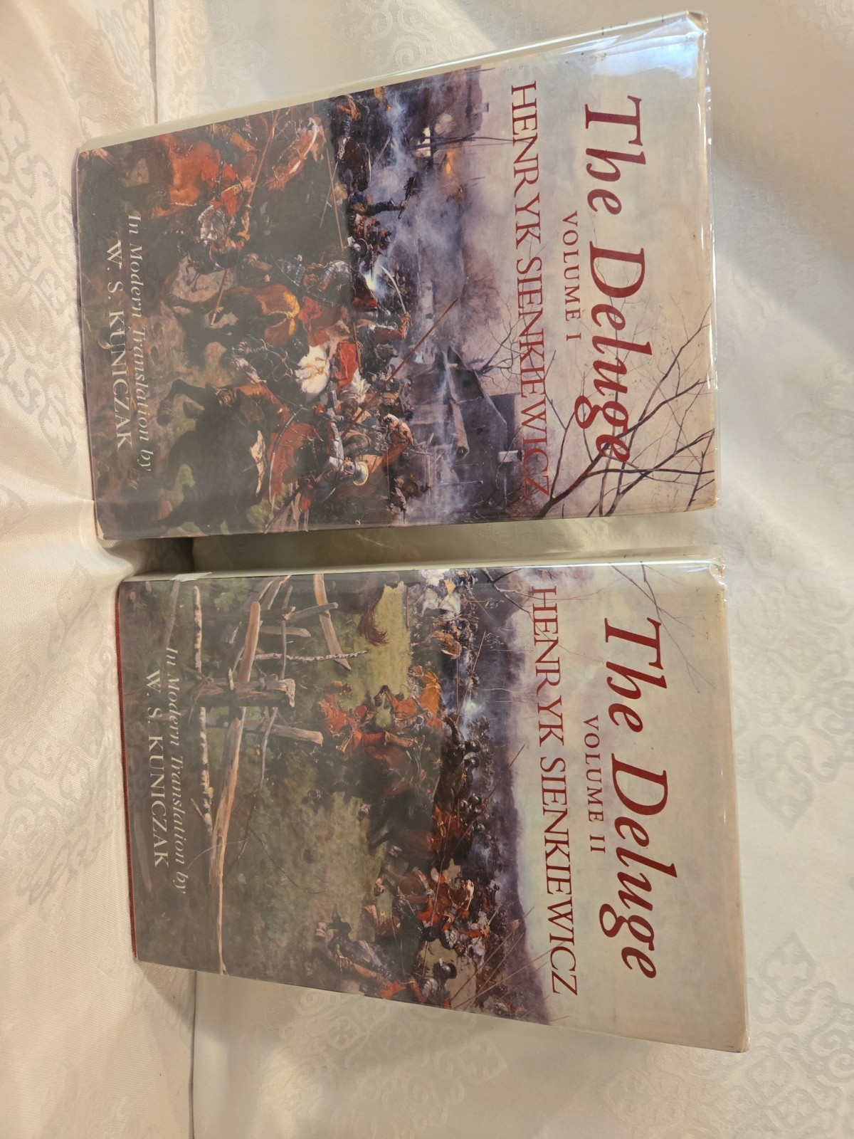 The Deluge 2 Volumes (The Trilogy Book 2) by Henryk Sienkiewicz – FIRST Edition