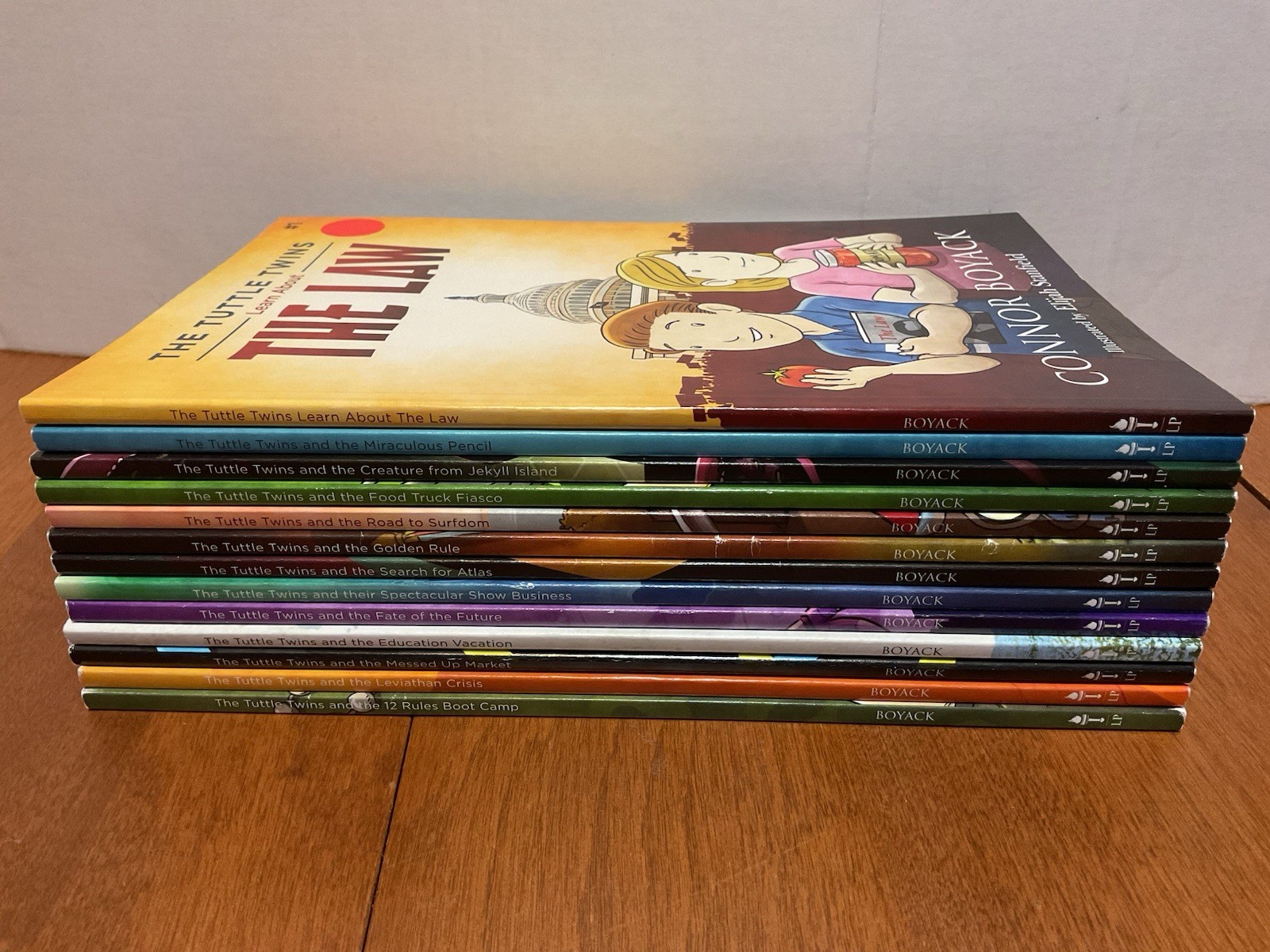 Lot THE TUTTLE TWINS Paperback Books 1-13 Connor Boyack History Libertas Press