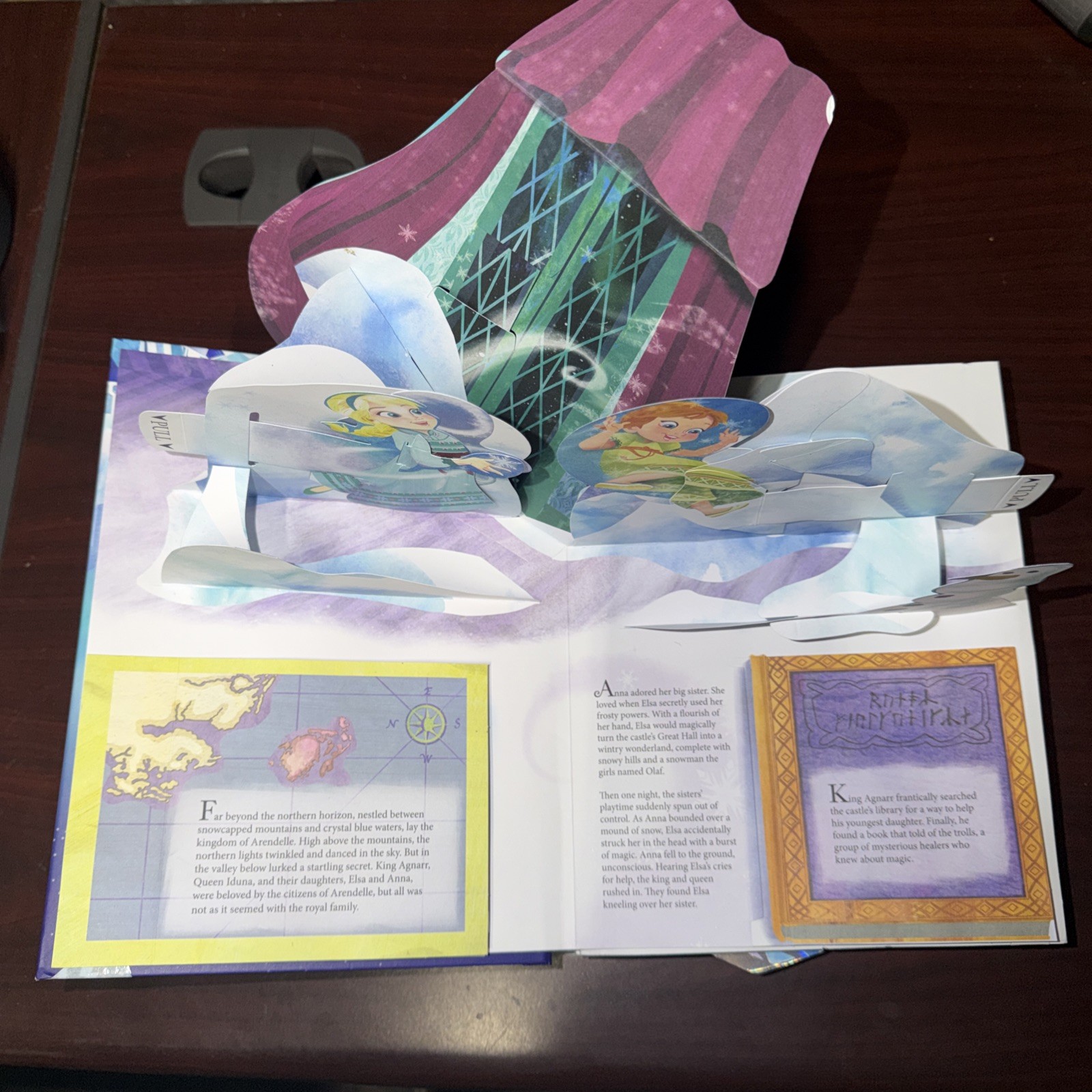 Frozen : A Pop-Up Adventure by Matthew Reinhart (2016, Hardcover) ACCEPTABLE