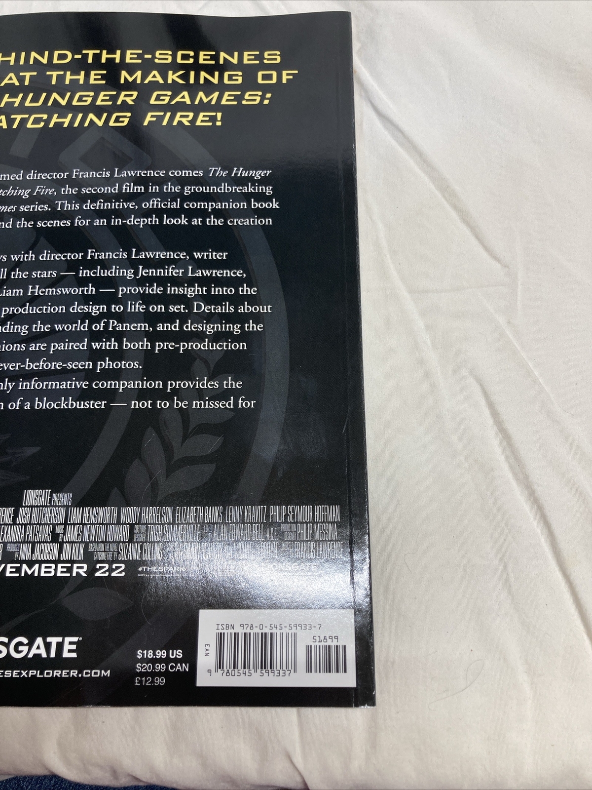 Hunger Games Catching Fire Official Illustrated Movie Companion P/B Kate Egan