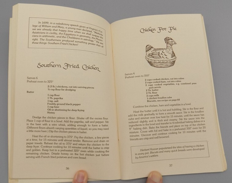 Two Hundred Years of American Heirloom Recipes Cookbook 1975 Irena Chalmers Vtg