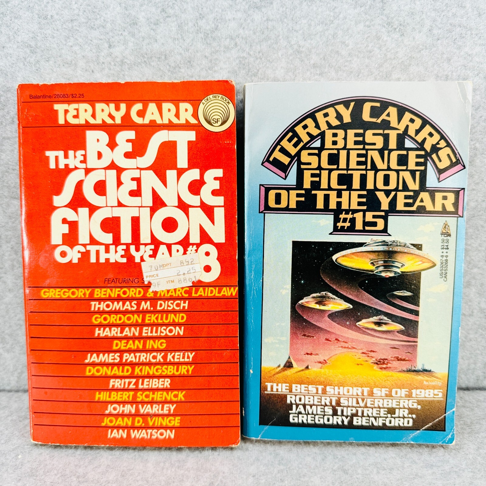 BEST SCIENCE FICTION OF THE YEAR Vol 8 15 Editor Terry Carr Vtg Anthology Books