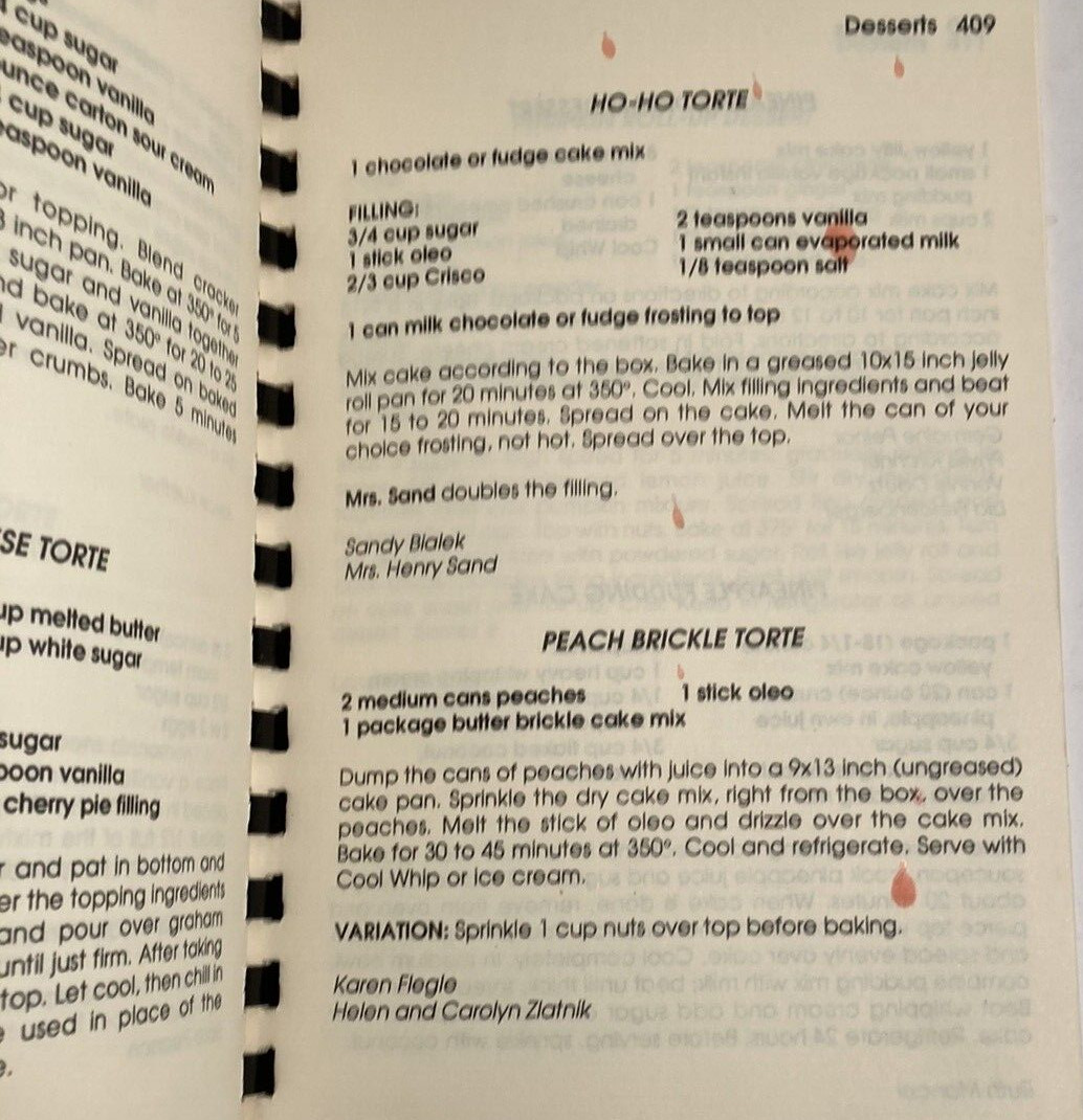 The Cooks Share Cookbook St Johns-Two Rivers 125 Years 1863-1988 502 Pages