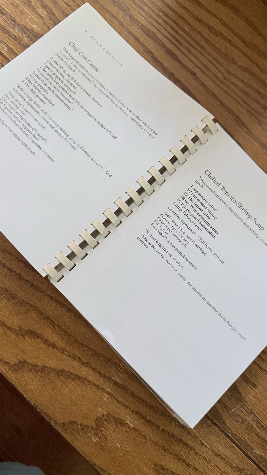 Quick & Healthy Recipes and Ideas cookbook, 1990s