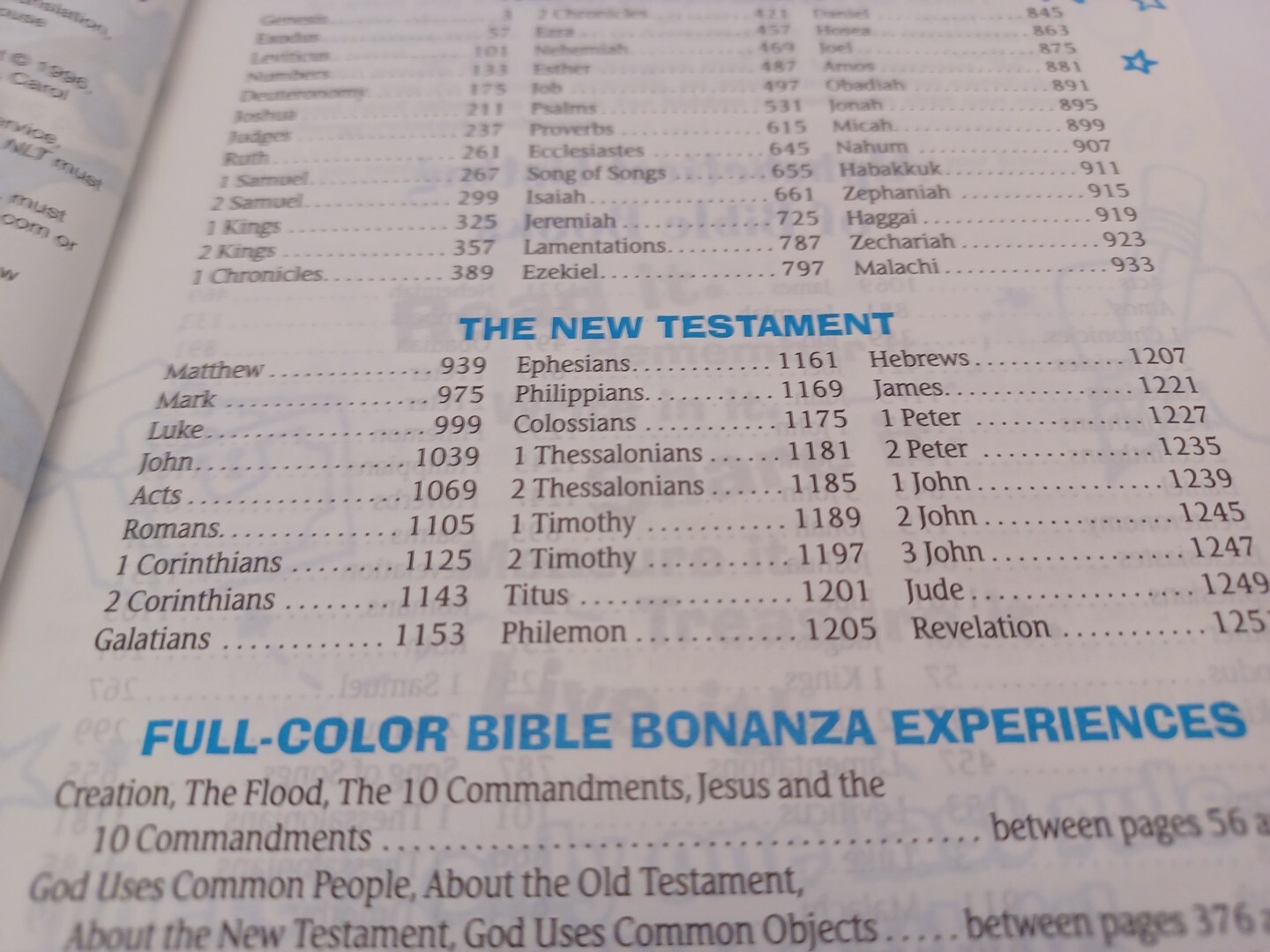 Hands-On Children’s Bible Tyndale House 2007 PAPERBACK USED SEE PHOTOS