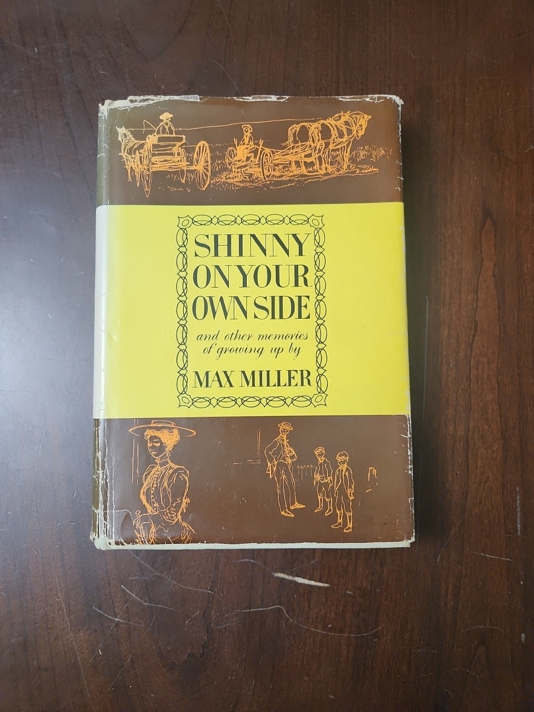 Shinny on Your Side by Max Miller First Edition 1958 HCDJ Drawings Ray Houlihan