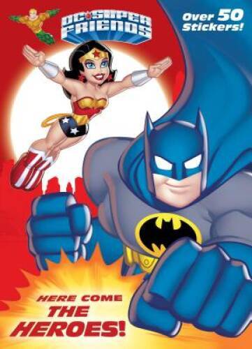 Here Come the Heroes! (DC Super Friends) (Jumbo Coloring Book) – GOOD