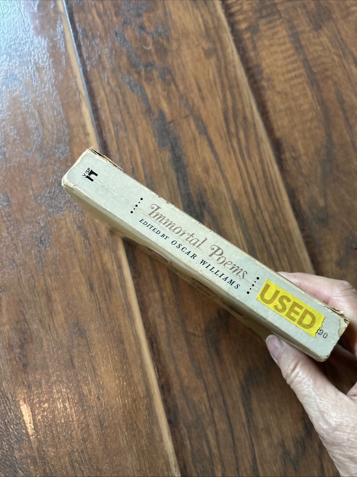 IMMORTAL POEMS of the English Language Oscar Williams Ed Washington Square Press