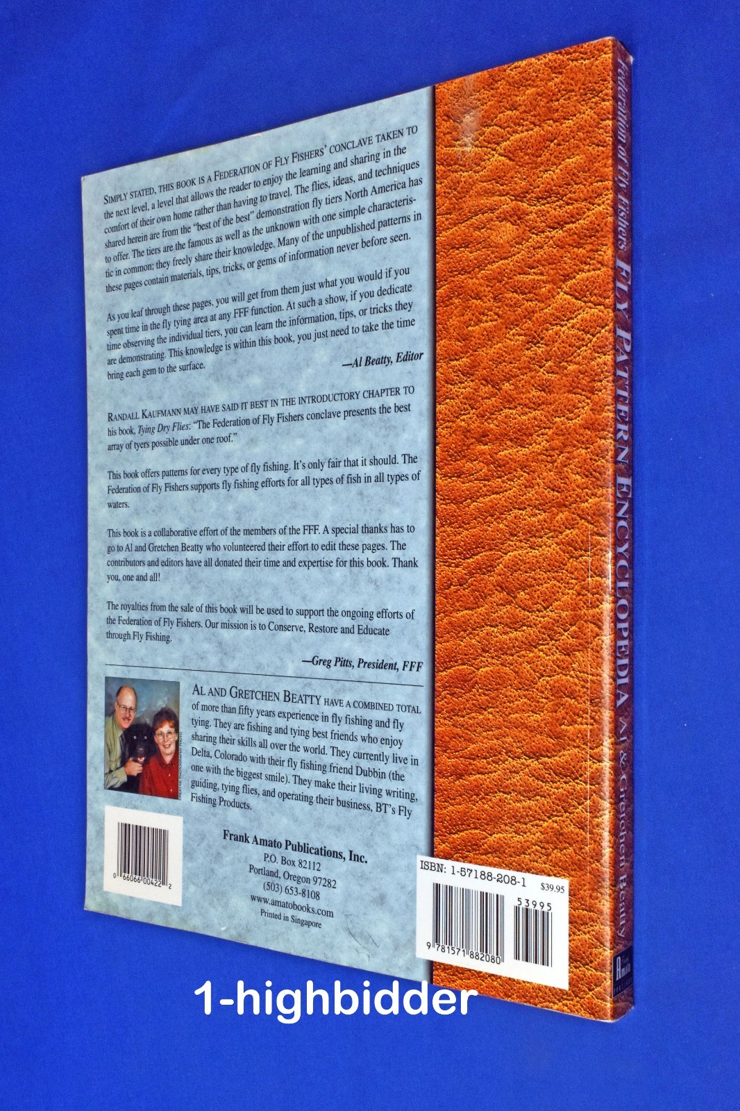 Fly Pattern Encyclopedia 1600 Patterns FFF Beatty Fly Tying Reference Guide