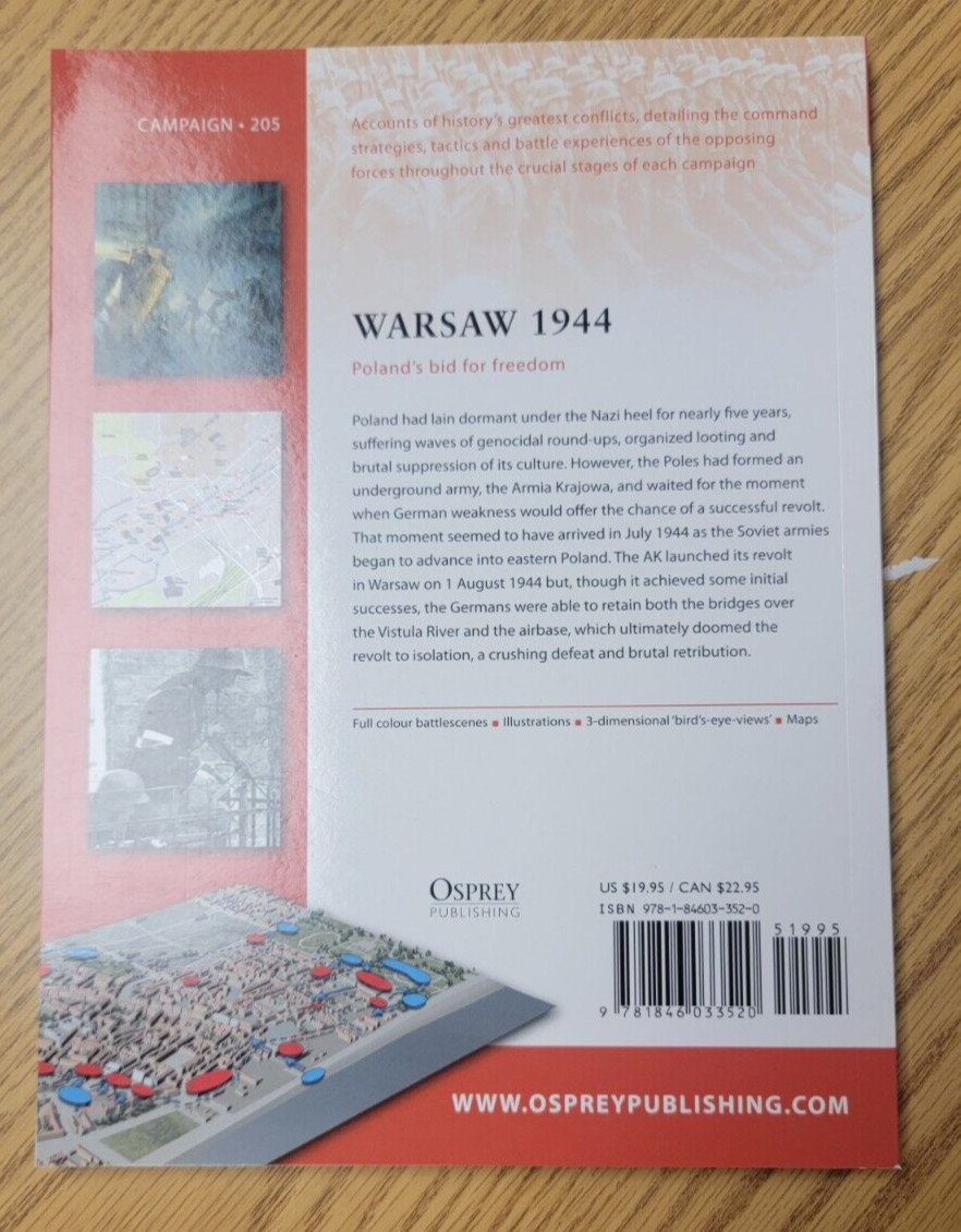 Warsaw 1944: Poland’s Bid for Freedom by Robert Forczyk (2009, Trade Paperback)