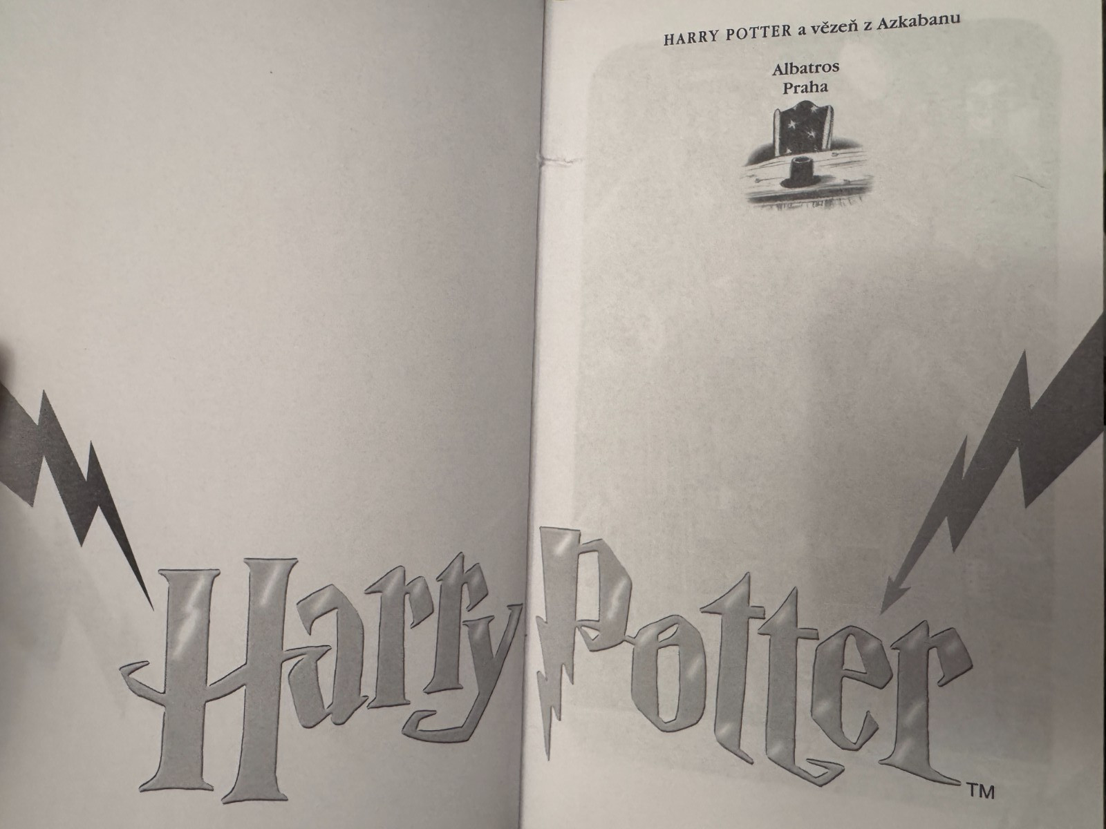 Czech Translation, Harry Potter and the Prisoner of Azkaban, HC, JK Rowling