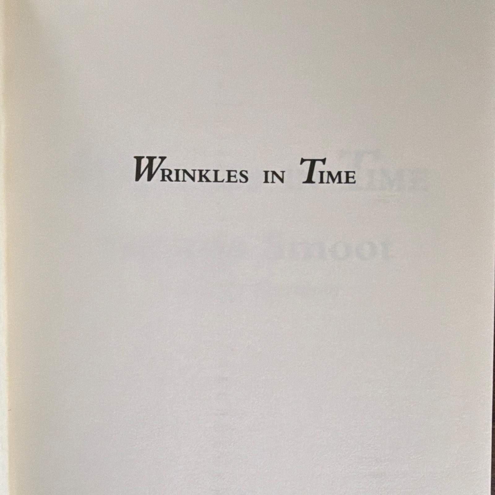 Smoot & Davidson: Wrinkles in Time (Hardcover, 1993, William Morrow) 1st Ed DJ