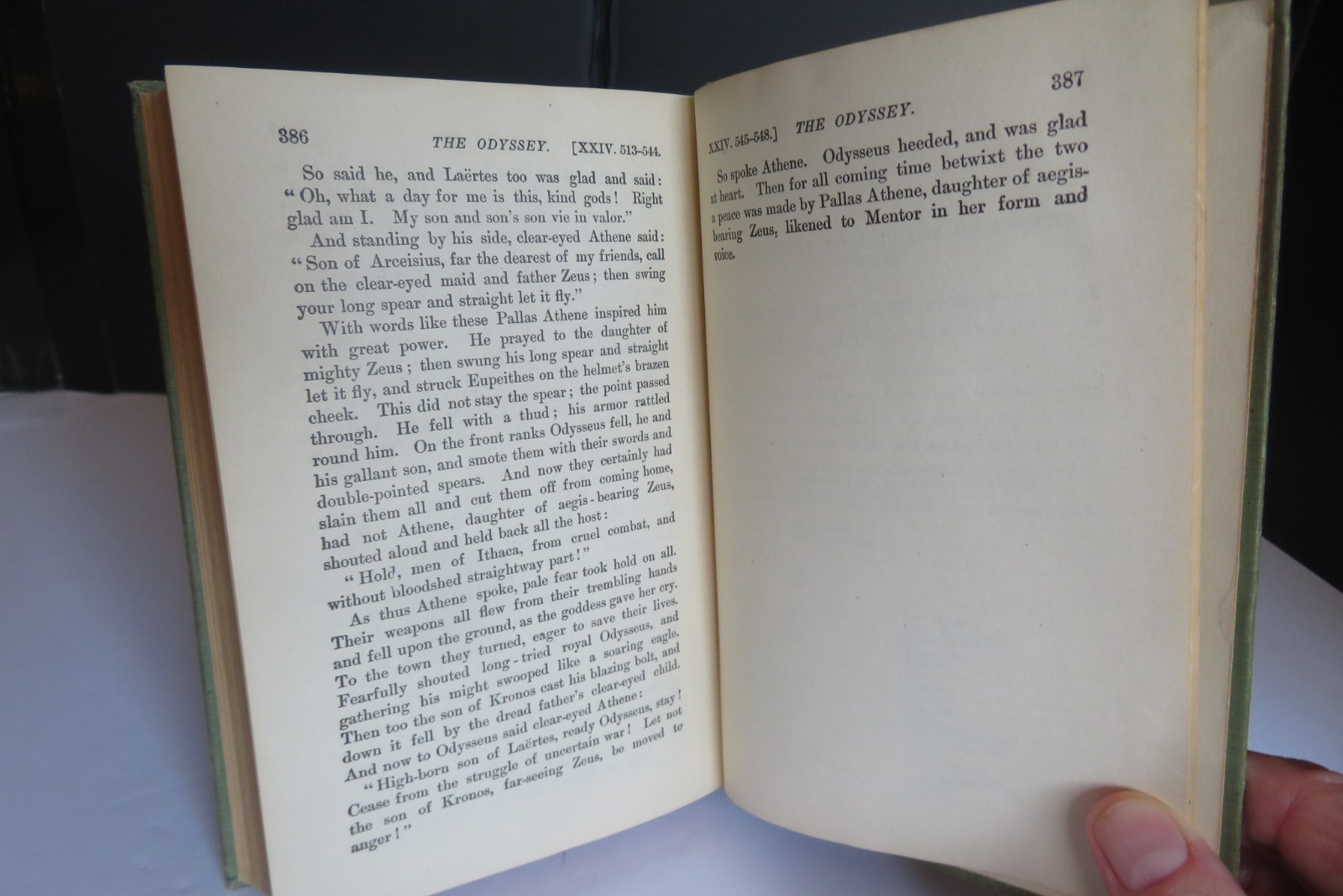 1891 Palmer’s The Odyssey of Homer *VIDEO* by G.H. Palmer Houghton Mifflin Co.