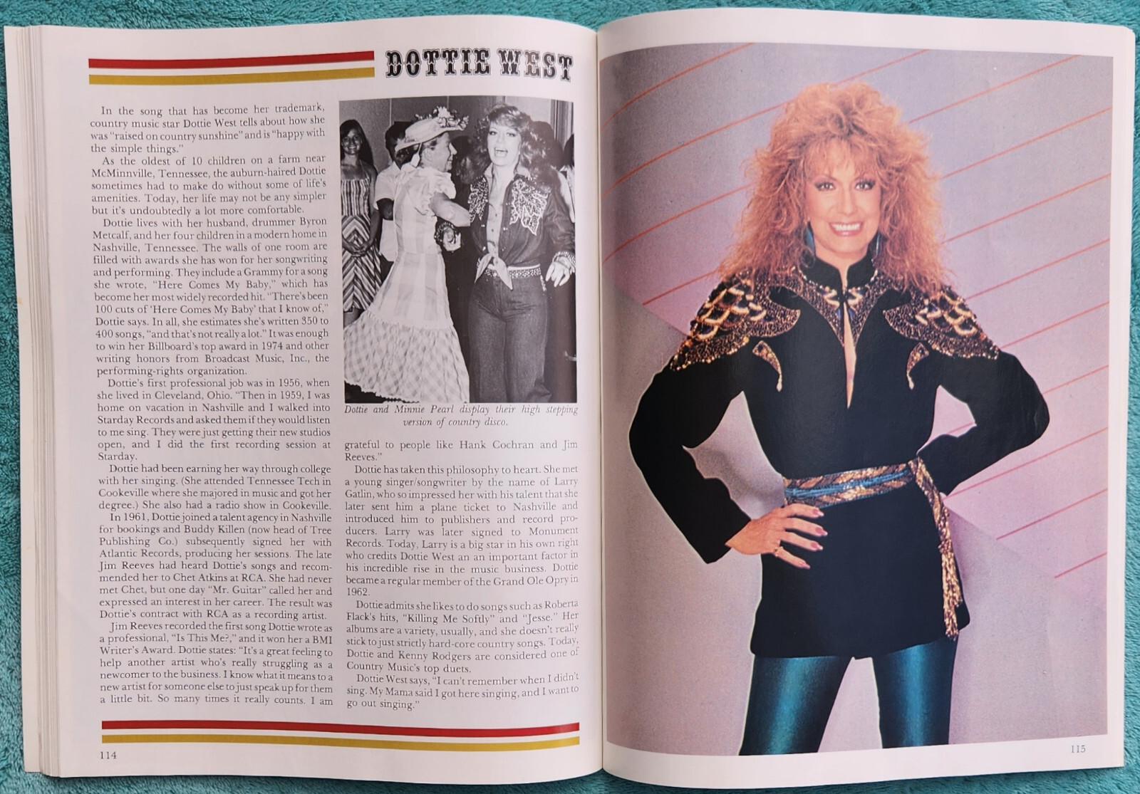 Grand Ole Opry WSM Picture & History Book 1984 Trade Paperback 168 Pages