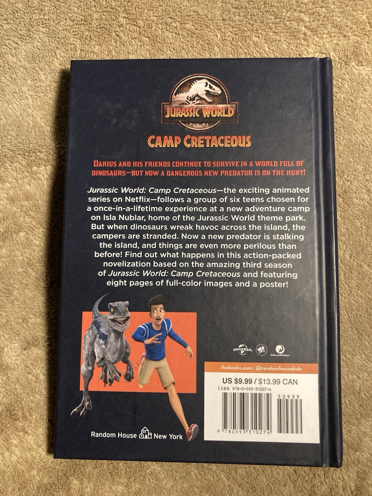 Camp Cretaceous Deluxe Junior Novelization Book Box Set Jurassic World Vol 1-4