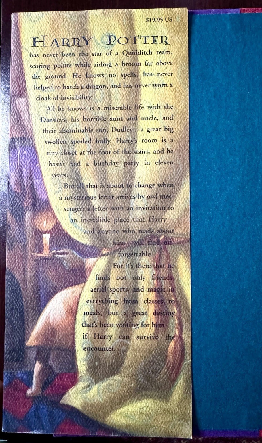 Harry Potter Sorcerer’s Stone 1st American Edition 1998 HC DJ GrandPré Levine