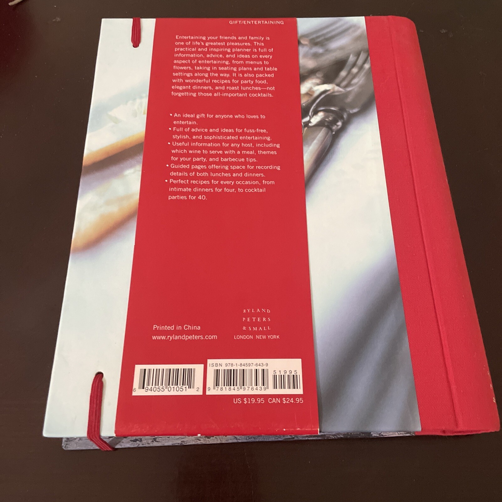 Entertaining Planner, Ryland Peters & Small Inc. 2008 Wedding, Party, Holiday