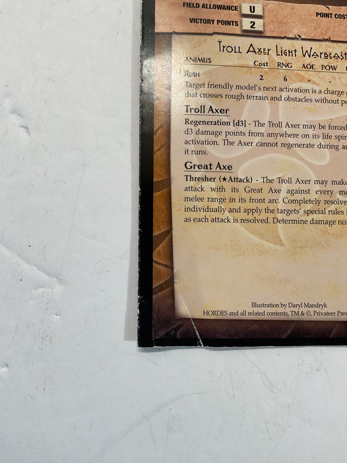 Privateer Press Hordes Demo Rules Quick Start Rulebook Circle Trollbloods Guide