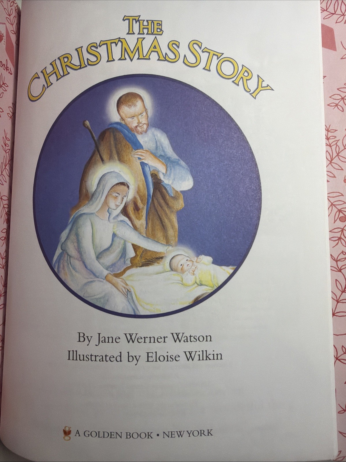 Vintage A Little Golden Classic Book The Christmas Story 2000 #465