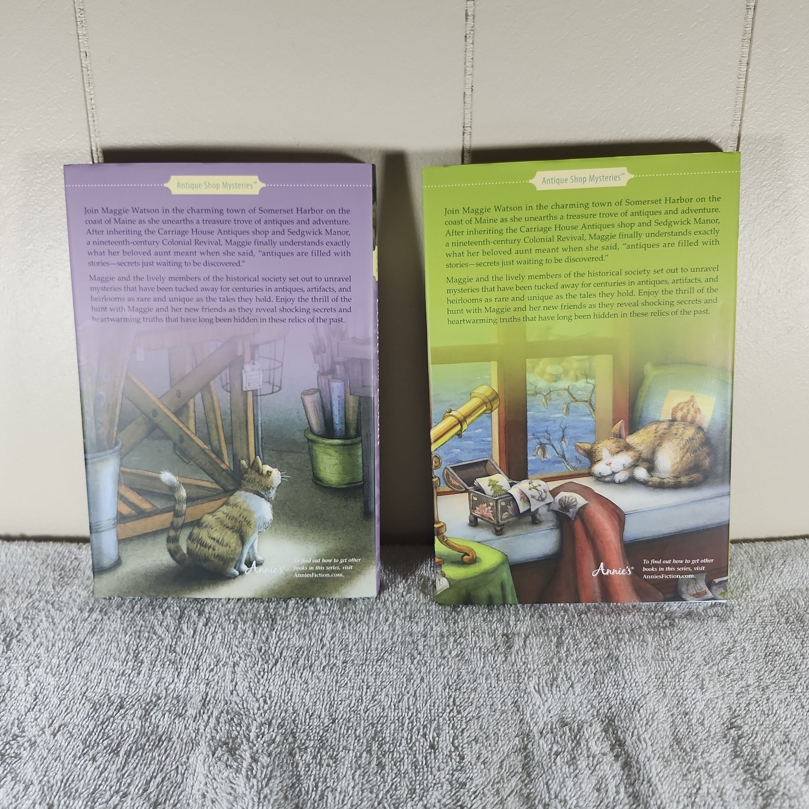 Annie’s Antique Shop Mysteries – Lot Of 6 Hardcover Books – Great Condition