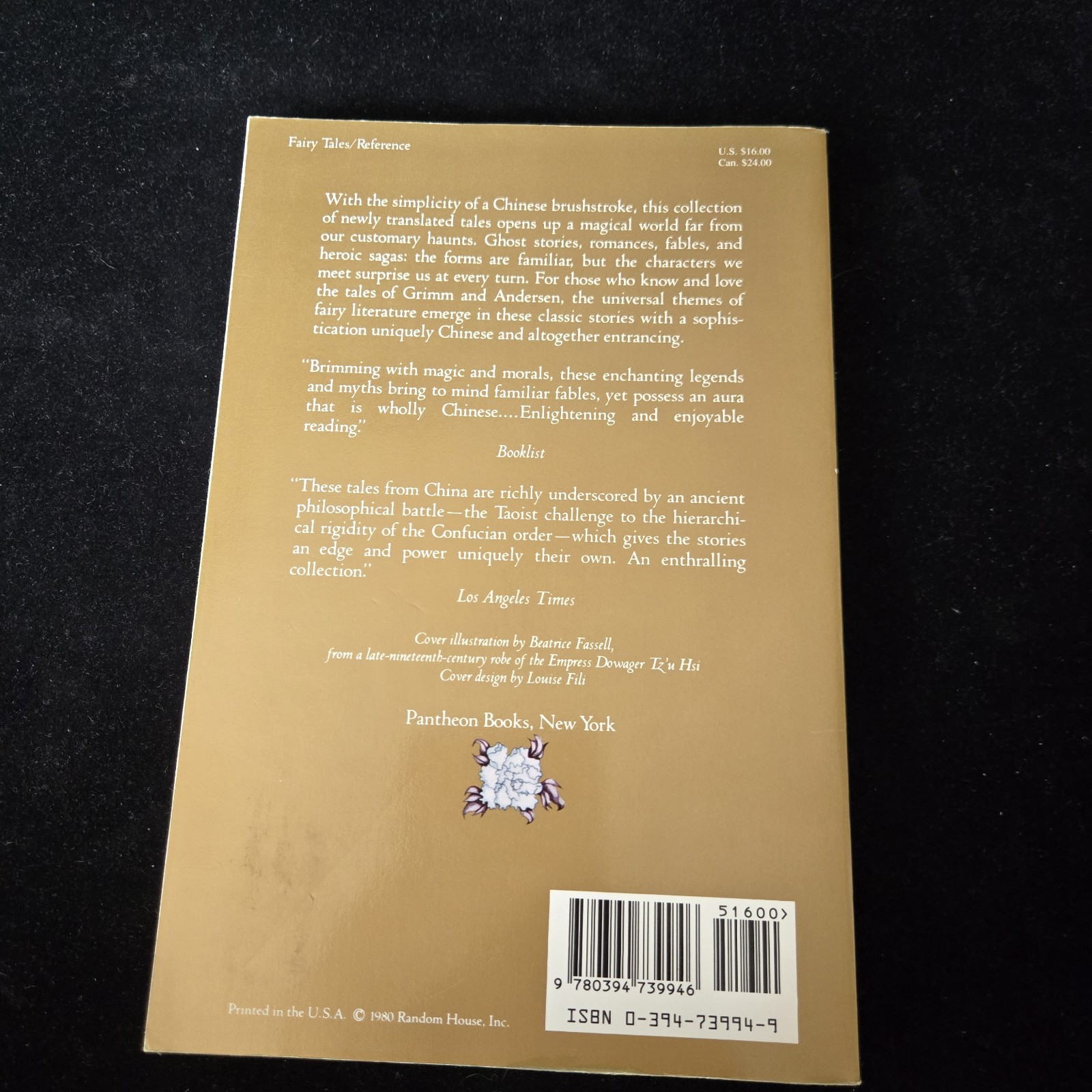 Chinese Fairy Tales and Fantasies paperback book Moss Roberts