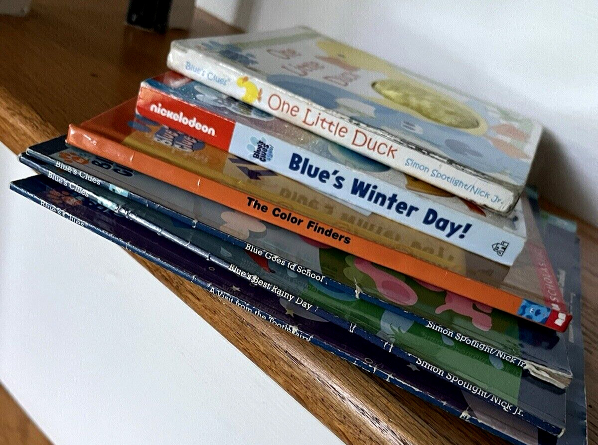 8 Assorted Blue’s Clues Bks Welcome to Blue’s Clues! School Winter Day Ltl Duck