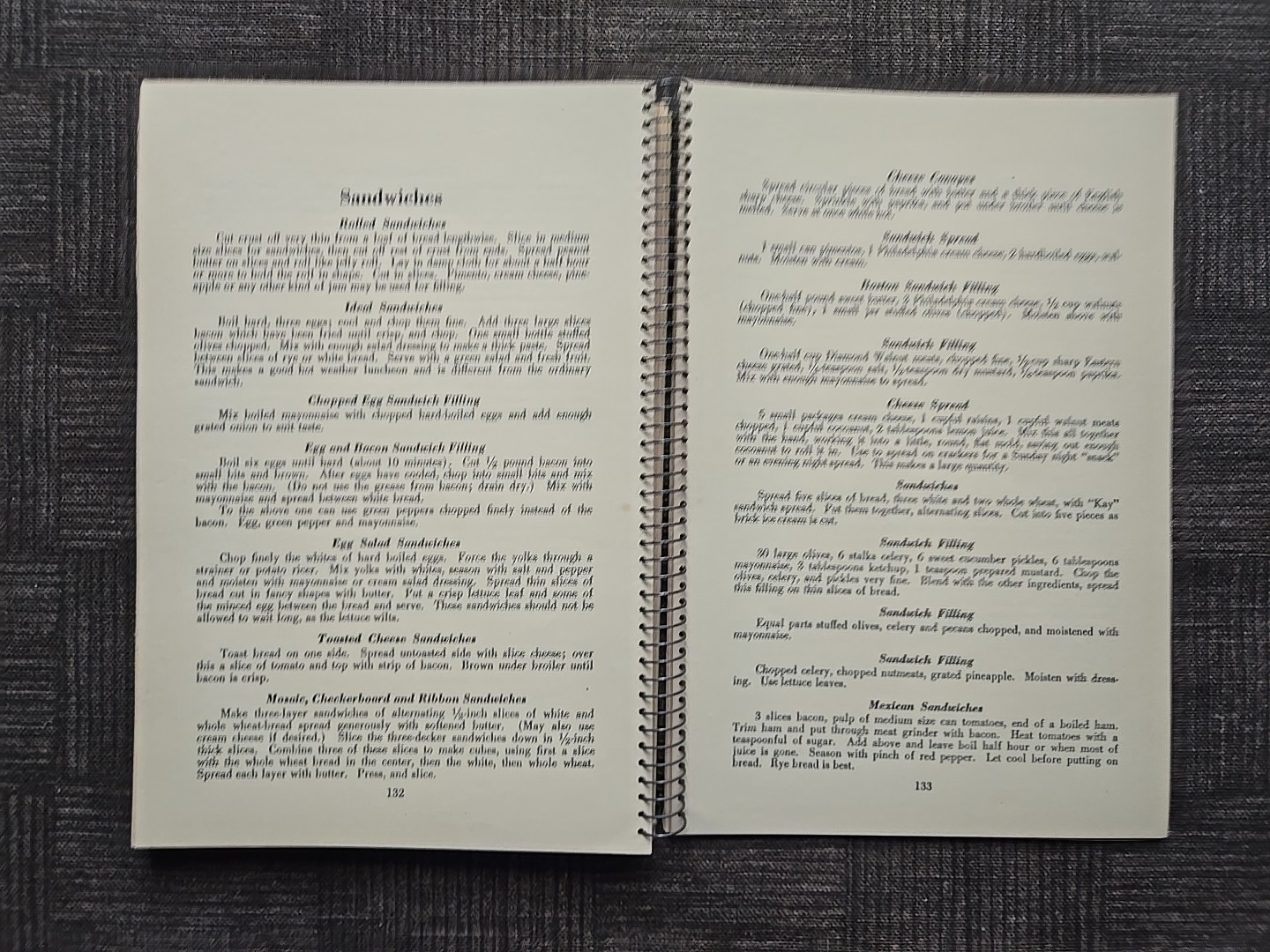 THE FIRESIDE 1001 RECIPES Cookbook Calif. Fed. Saving & Loan Assoc. L.A. 1940s?