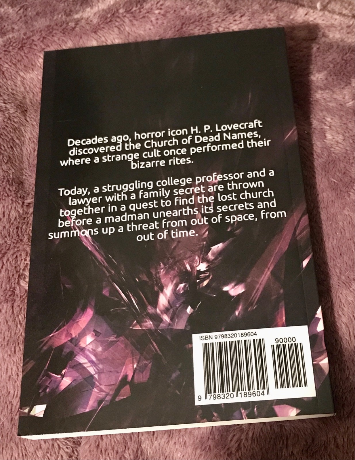 The Church of Dead Names Rory O’Brien autographed sci-fi horror paperback 2024