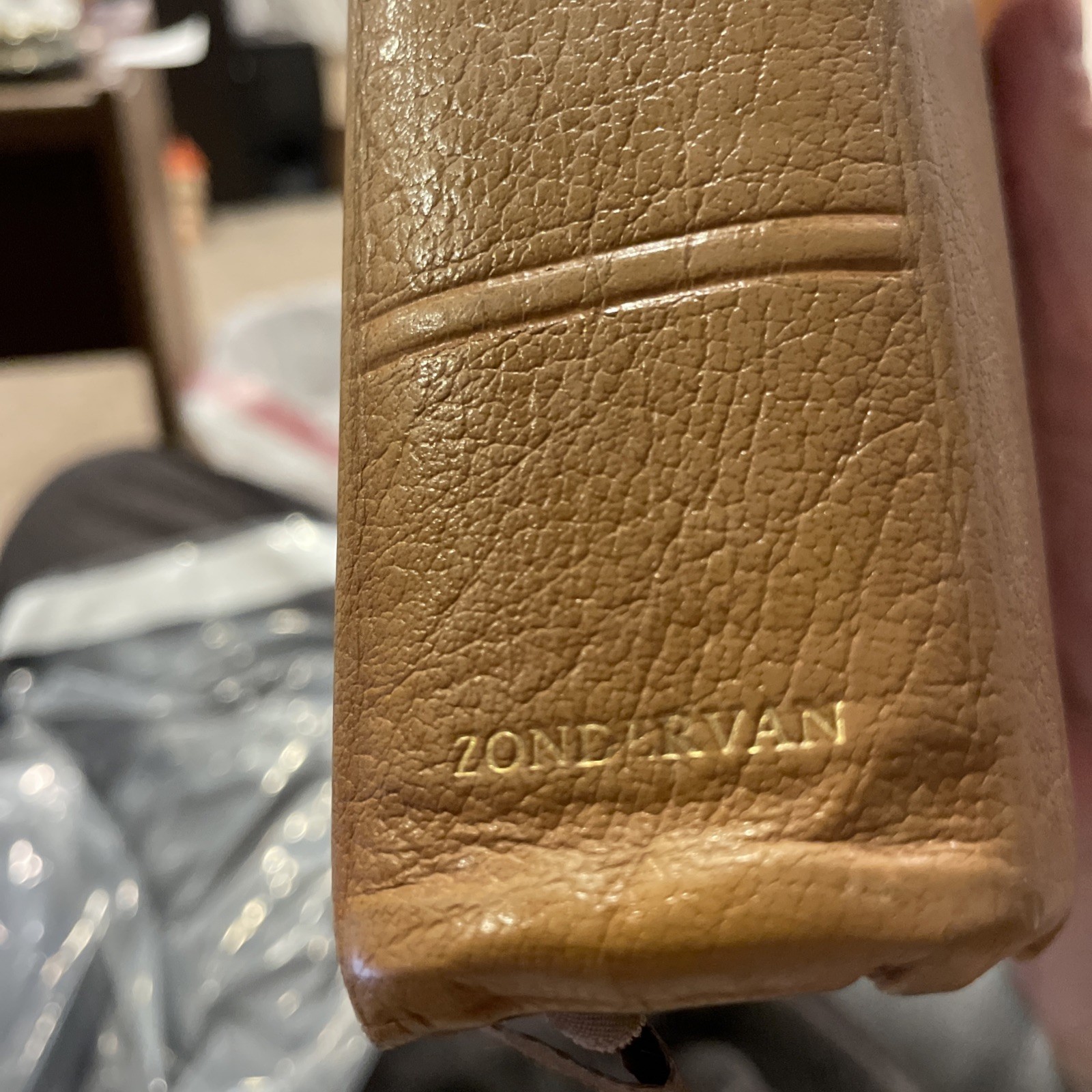 Harper Study Bible, RSV Tan Genuine Top Grain Leather